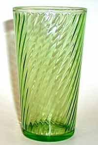 Hazel-Atlas Spiral Optic Tumbler