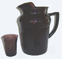 Hazel-Atlas New Century Pitcher and Juice Tumbler