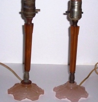 Houze Glass & Bakelite Lamps