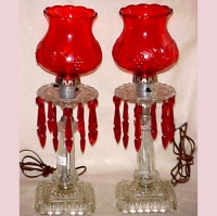 Houze Glass Boudoir Lamps