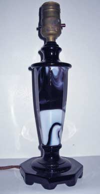Houze Purple Slag Lamp