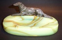 Houze (Vidrio Products) Ash Tray with Metal Dog