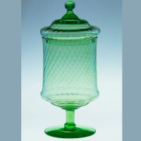 Huntington Twisted Optic Tall Candy Jar