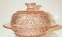 Jeannette Holiday (Buttons & Bows) Butter Dish