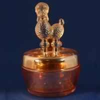 Jeannette Animal Powder Box: Poodle