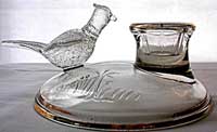 Jeannette #3475 Pheasant Candlestick