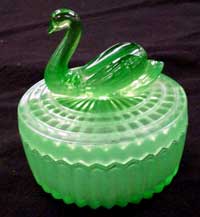 Jeannette Animal Powder Box: Swan