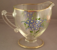 Jeannette Creamer w/ Floral Enamel Decoration