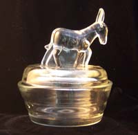 Jeannette Animal Powder Box: Donkey