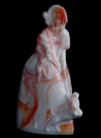 Kanawha Slag Lady w/ Scotties Figurine