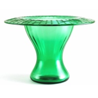 Lancaster #A 1-1/2 Hat Rim Vase w/ Unknown Rose Cutting