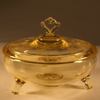 Lancaster #5202 Patrick Three-Footed Candy Dish w/ Cover