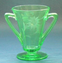 Lancaster # 652 Cream & Sugar w/ Unknown Cutting
