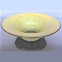 Lancaster #  86 "Black Rim" Fruit / Console Bowl