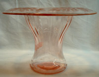 Lancaster #A1-1/2 Hat Rim Vase w/ Wheel Cutting