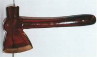 Libbey Souvenir Glass Ax