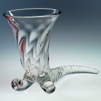 Libbey #9785 Cornucopia Vase