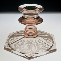 Liberty Works Candleholder w/ Cupid Etch