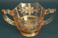 Liberty Works Egg Harbor Cream & Sugar w/ Flower Cutting