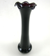 Louie #  55 Black Amethyst Bud Vase