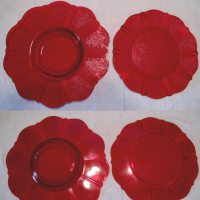 MacBeth-Evans R Pattern "American Sweetheart" Sandwich Plate & Bowl