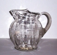 Macbeth-Evans S Pattern"Stippled Rose Band"  Pitcher