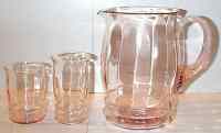 Macbeth-Evans Pitcher & Tumblers