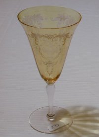Maryland Glass Co. Stems w/ Basket Etch
