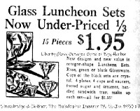 Liberty Works Octagon Optic 15-Piece Luncheon Set Advertisement