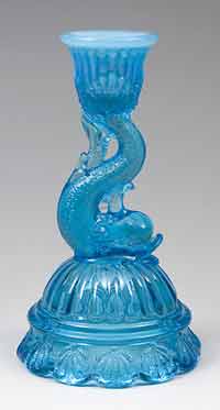 Northwood # 565 Petticoat Dolphin Candleholder