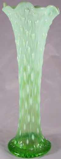 Northwood Diamond Point Swung Vase