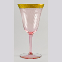Potomac Stem w/ Gold Minton Etch