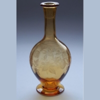 Seneca # 150 Decanter w/ #609 Rose Etch
