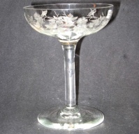Seneca Compote w/ # 609 Rose Etch