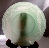 Steuben Small Plate w/ York Engraving