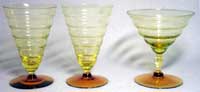 Utility Mandalay Dine and Cambodia Ware Bi-Color Stems