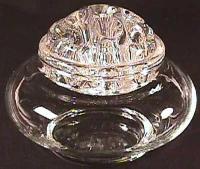 West Virginia Glass Specialty Bowl & Frog