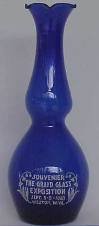 West Virginia Glass Specialty Vase