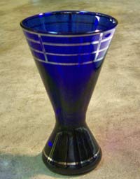West Virginia Glass Specialty Hourglass Cocktail
