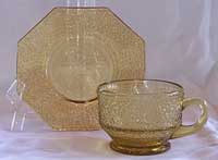L. E. Smith #   88  "By Cracky" Cup and Saucer