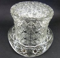 L. E. Smith #  135 Daisy & Button Top Hat Planter