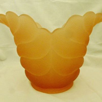 L. E. Smith # 4710 Flared Shell Vase