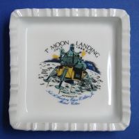 L. E. Smith #  322 Diamond Milk Glass Tray