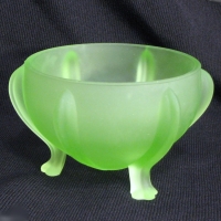L. E. Smith Three-Legged Bowl