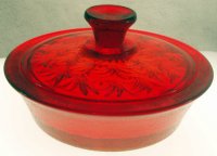 L. E. Smith # 6524 Sandscroll Candy Dish