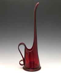 L. E. Smith Candle Pitcher - unknown pattern number