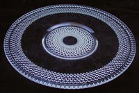 L. E. Smith #  650 Tiny Hobnail Tort Plate