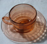 L. E. Smith #   89 Homestead Cup and Saucer