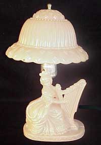 L. E. Smith #27589 Harpist Lamp