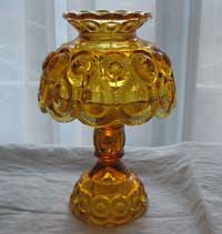 L. E. Smith Moon and Stars Candle Lamp